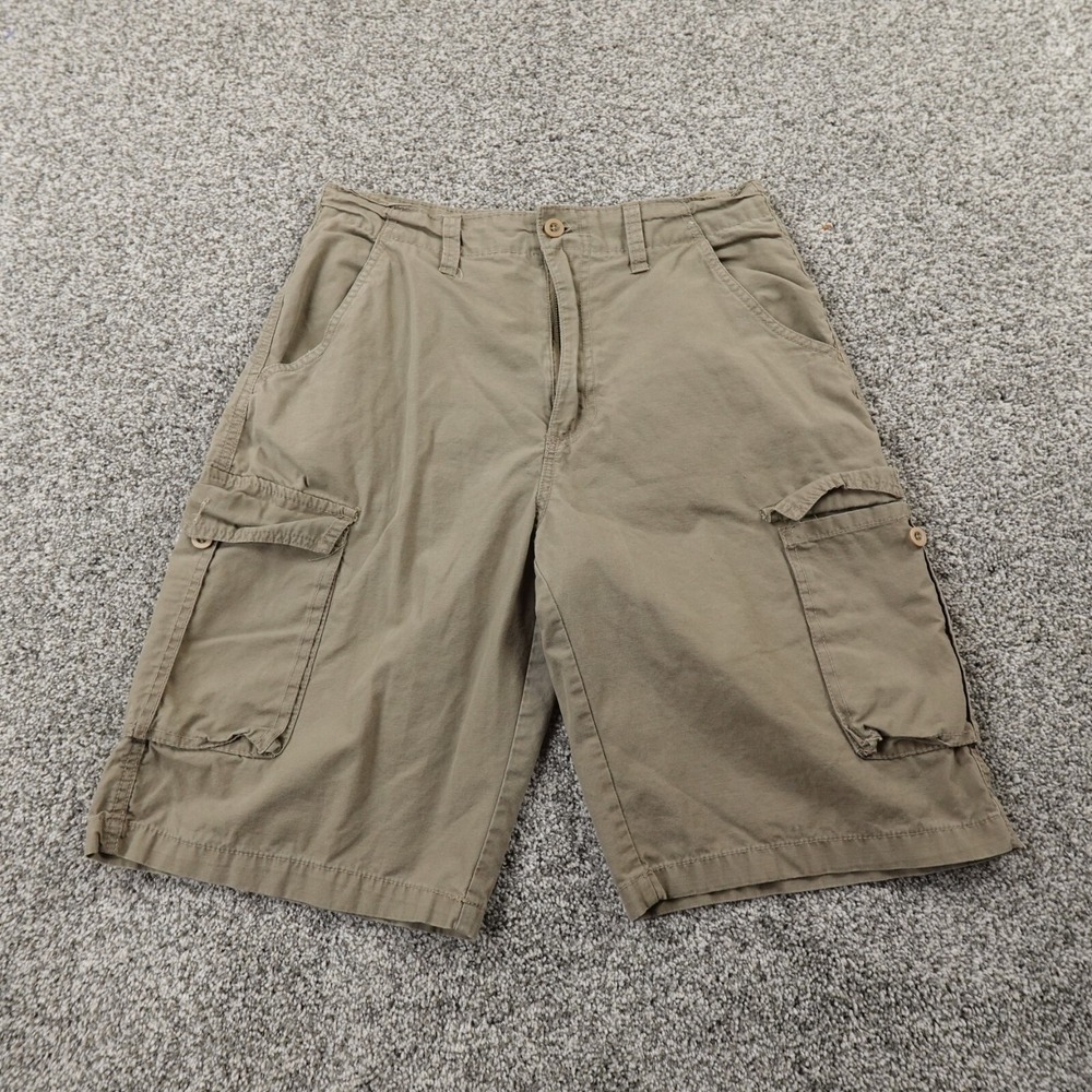 American Eagle Shorts Mens 32 Brown AE3 Cargo Utility Ripstop Skate Military Y2K